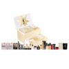 YSL Beauty Adventskalender 2025 in gold-schwarzer Box mit 24 luxuriösen Mini-Parfums, Skincare, Make-up und Accessoires.