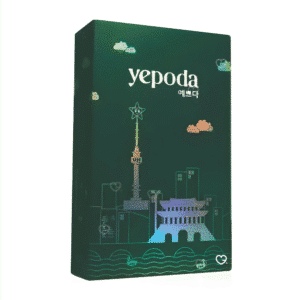 Yepoda Adventskalender 2025 in festlicher Box mit 24 kbeauty Skincare-Highlights, Make-up, Düften und Accessoires.