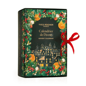 Yves Rocher Adventskalender 2025 mit 24 Beauty-Überraschungen aus Pflege, Make-up und Parfum in festlicher Geschenkbox