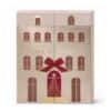 Catrice Adventskalender House Of Gold 2026 geschlossene goldene Papp-Hausbox mit roter Schleife