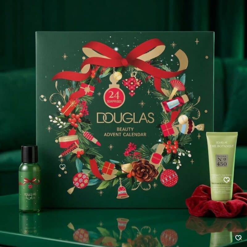 Douglas Adventskalender 2026 mit Duschgel und The Botanist Handcreme
