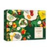 L'Occitane en Provence Adventskalender 2026 Klassische Edition, grüne Geschenkbox mit provenzalischer Weihnachtstafel-Illustration