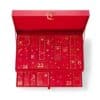 Christian Louboutin Adventskalender 2026, Aufsicht auf die nummerierten Tuerchen
