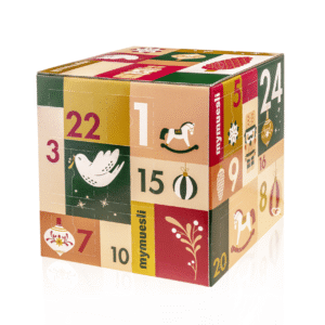 mymuesli Deluxe Adventskalender 2025 mit 24 Bio-Müslis und Porridges, limitierte Gourmet-Edition mit Gutschein-Extras