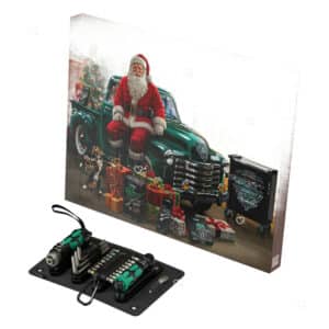 Wera Adventskalender 2026 Verpackung auf weißem Hintergrund mit Tool-Dock und Werkzeug
