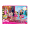 Barbie Mode Adventskalender 2025 mit Puppe, Hund und 24 modischen Accessoires für kreatives Spiel in der Vorweihnachtszeit.