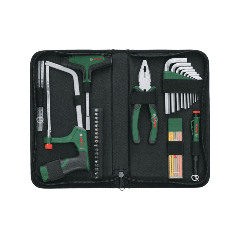 Bosch Adventskalender 2025 mit 24 Türchen und 41 Werkzeugen für Heimwerker, limitierte DIY-Edition für Männer.
