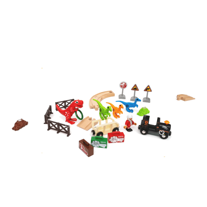 Brio Adventskalender 2025 mit 24 Holzeisenbahn-Überraschungen, Figuren, Lok und Waggon für kreative Kinder ab 3 Jahren.