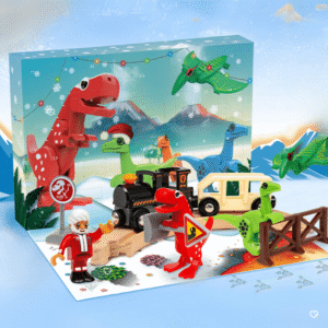 Brio Adventskalender 2025 mit 24 Holzeisenbahn-Überraschungen, Figuren, Lok und Waggon für kreative Kinder ab 3 Jahren.