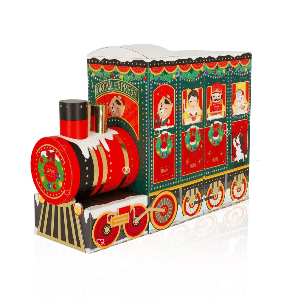 Legami Adventskalender 2025 mit 24 Papeterie-Überraschungen, farbenfrohes Design für kreative Kinder.