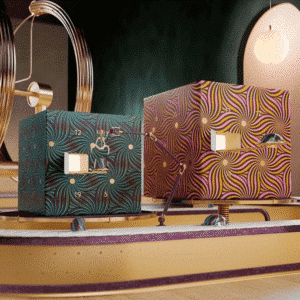 Nespresso Vertuo Adventskalender 2025 mit 24 Kaffeekapseln und limitierter Porzellantasse in festlicher Geschenkbox.