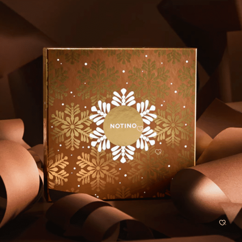 Notino Adventskalender 2025 für Damen mit 24 Beauty-Überraschungen aus Pflege, Make-up, Parfum und Haarpflege in edler Box.