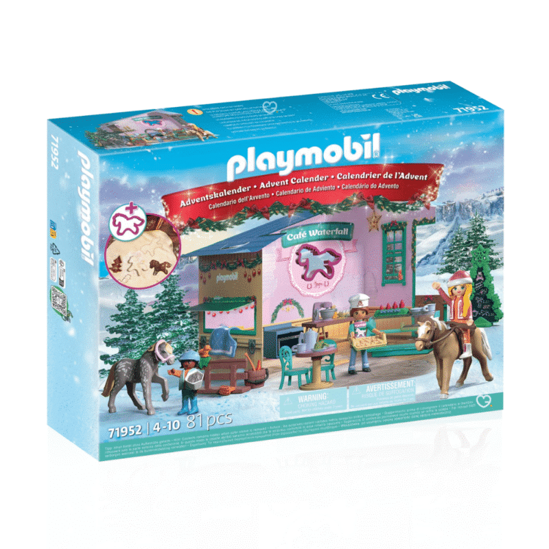 PLAYMOBIL Horses of Waterfall Adventskalender 2025 (71952) mit Pferd, Poney und Backzubehör für kreatives Spiel im Advent.
