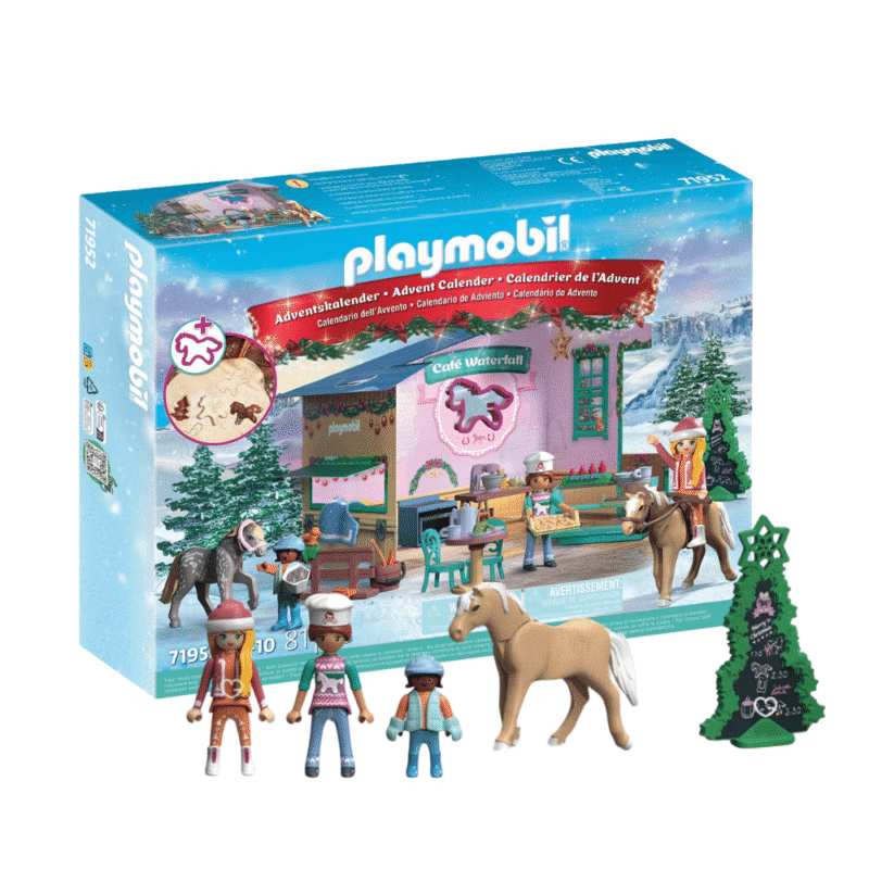 PLAYMOBIL Horses of Waterfall Adventskalender 2025 (71952) mit Pferd, Poney und Backzubehör für kreatives Spiel im Advent.