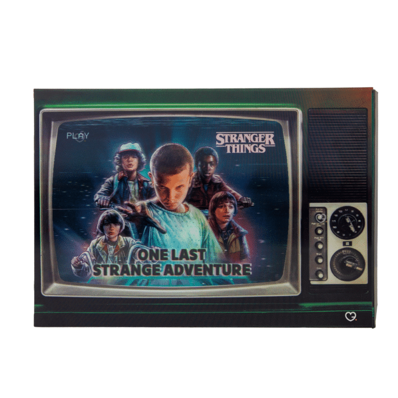 Stranger Things Adventskalender 2025 mit 24 lizenzierten Mini‑Geschenken und Accessoires zur Staffel 5 für Kinder und Fans.