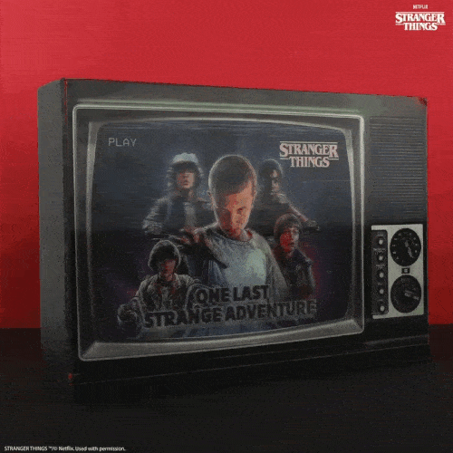 Stranger Things Adventskalender 2025 mit 24 lizenzierten Mini‑Geschenken und Accessoires zur Staffel 5 für Kinder und Fans.