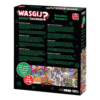 Wasgij Puzzle Adventskalender 2025 mit 24 Mini-Puzzles à 54 Teile, weihnachtliches Rätselmotiv „Rentier-Raserei“, aus Recyclingkarton.