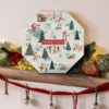 Yankee Candle Wreath Adventskalender 2025 mit 24 Duft-Teelichtern und Glashalter in festlicher Kranzbox für Duftliebhaber:innen.