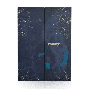 Zalando Beauty Adventskalender 2025 mit 24 Luxus‑Miniaturen von Marken wie Lancôme und Clinique in eleganter gold‑weißer Box.