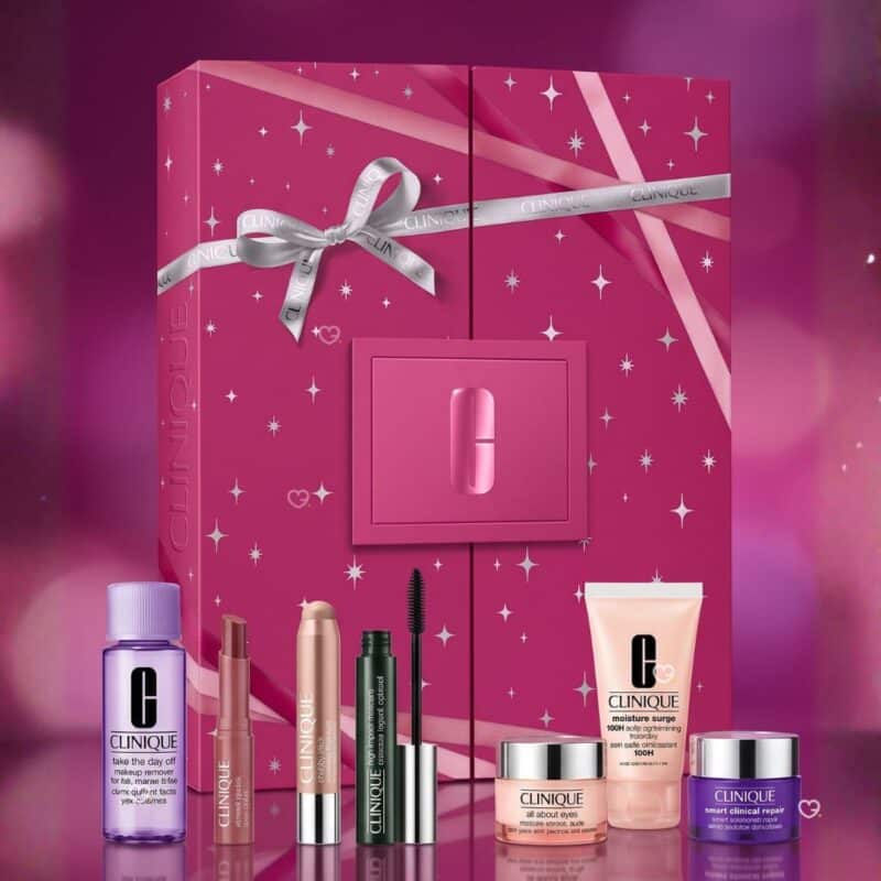 Clinique Adventskalender 2026, Box mit Highlight-Produkten