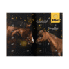 Effol Adventskalender 2025 mit 24 Pflegeprodukten von Effol, effax und HEY für Pferd und Reiter in festlicher Box.