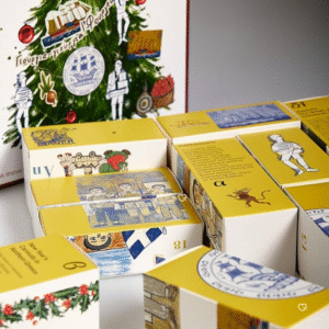 Korres Adventskalender 2025 mit 24 Naturkosmetik-Minis für Gesicht, Körper und Haar in eleganter, festlicher Box.