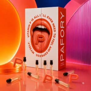 Pafory Adventskalender 2026, Box mit 2-ml-Phiolen in bunter Szene