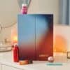 Zalando Beauty Adventskalender 2026 in der Dreiviertelansicht, geschlossene Premium-Box mit Verlaufsmuster