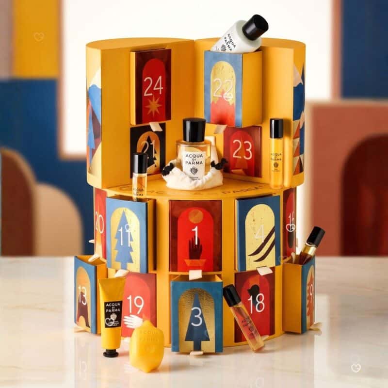 Geoeffneter Acqua Di Parma Adventskalender 2026 mit 24 Produkten