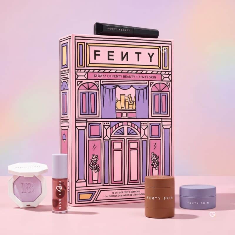 Fenty Beauty Adventskalender 2026, Box mit Lippenoel und Lippenbalsam von Fenty Skin