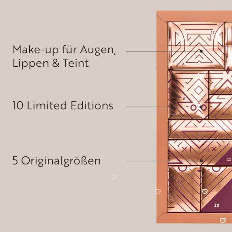 Infografik zum Inhalt der MAGIC FINISH Box des Adventskalenders 2026