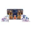 NIVEA Adventskalender 2026 alle Produkte ausgebreitet, Gesichts-, Körper- und Lippenpflege