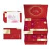 Shiseido Pflege-Adventskalender 2026 mit aufgeklappter GINZA-WONDER-Box und sichtbaren Tuerchen