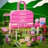 Benefit Beauty Adventskalender 2026 Koffer in grüner Gartenkulisse