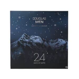 Douglas Männer Adventskalender 2026 geschlossene Verpackung mit Berglandschaft-Design