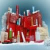 Flaconi Adventskalender 2026 winterliche Inszenierung mit Beauty-Produkten
