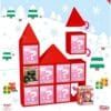 Rotes Schloss des Funko Hello Kitty Adventskalenders mit Sanrio-Bitty-POP-Figuren