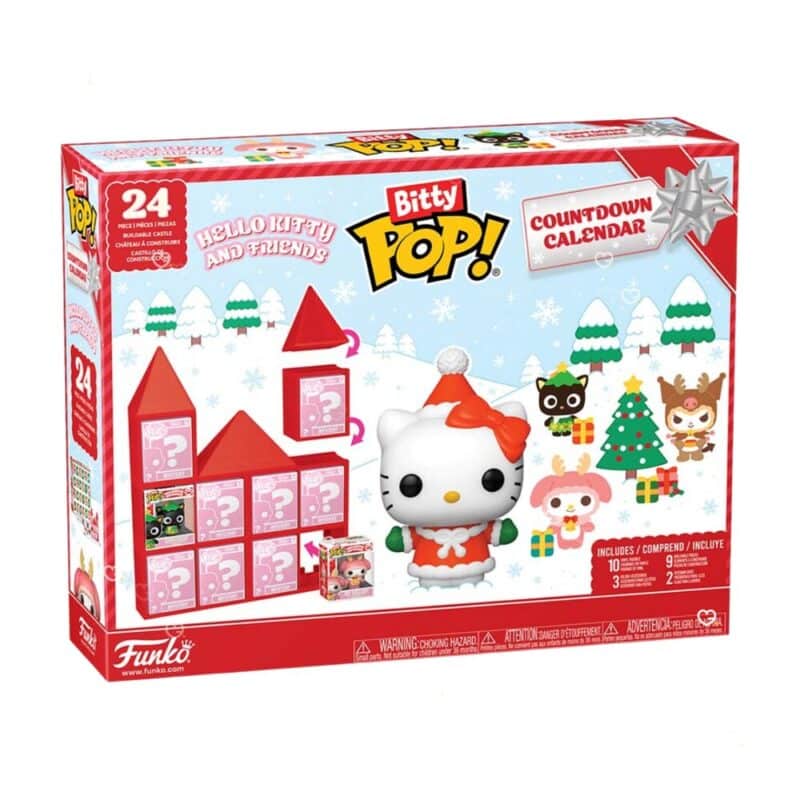 Funko Bitty POP! Hello Kitty & Friends Adventskalender 2026, Verpackung mit 24 Türchen