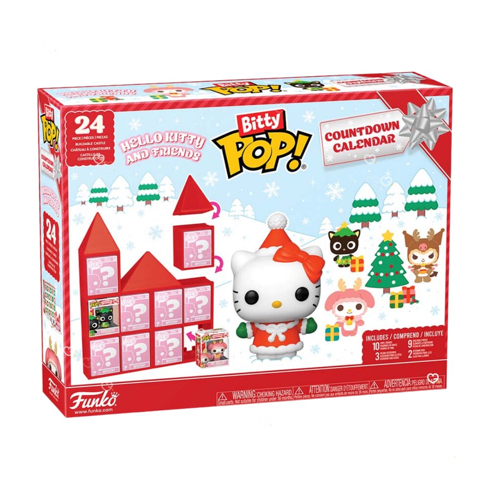 Funko Bitty POP! Hello Kitty & Friends Adventskalender 2026, Verpackung mit 24 Türchen