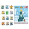 Inhalt des Funko Bitty POP! Pokémon Adventskalenders: 10 Sammelfiguren und Weihnachtsbaum