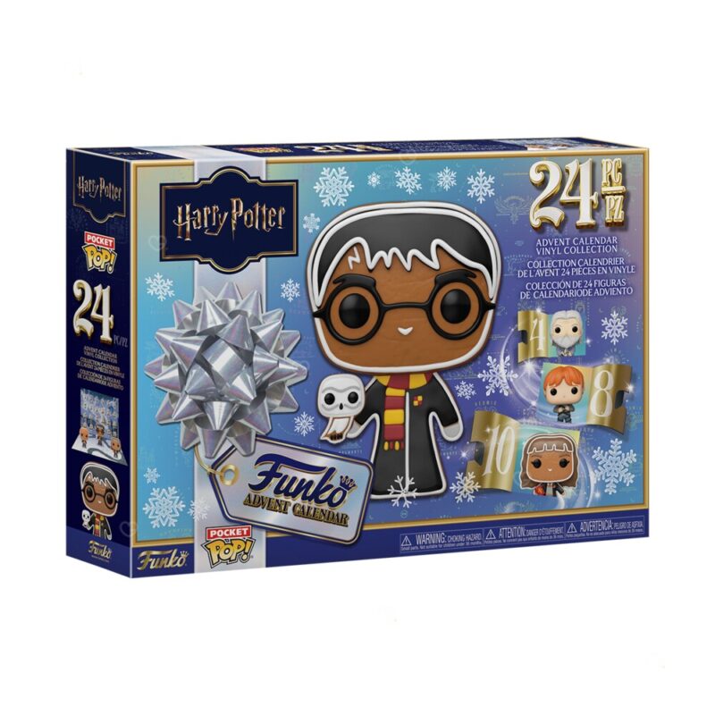 Funko Pocket POP Harry Potter Adventskalender 2026, Verpackung mit 24 Türchen und Harry-Potter-Figur auf der Vorderseite