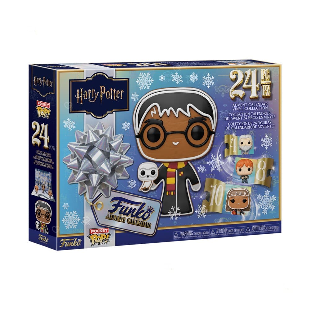 Funko Pocket POP Harry Potter Adventskalender 2026, Verpackung mit 24 Türchen und Harry-Potter-Figur auf der Vorderseite