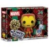 Funko Pocket POP Marvel Adventskalender 2026, geschlossene Verpackung mit Iron Man und 24 Türchen