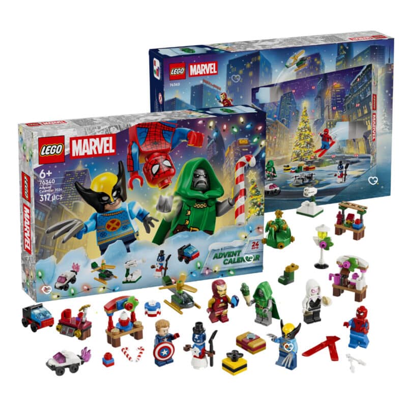 LEGO Marvel Adventskalender 76340 Inhalt und Verpackung