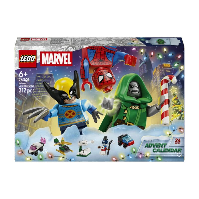 LEGO Marvel Adventskalender 2026 (76340) Verpackung Vorderseite