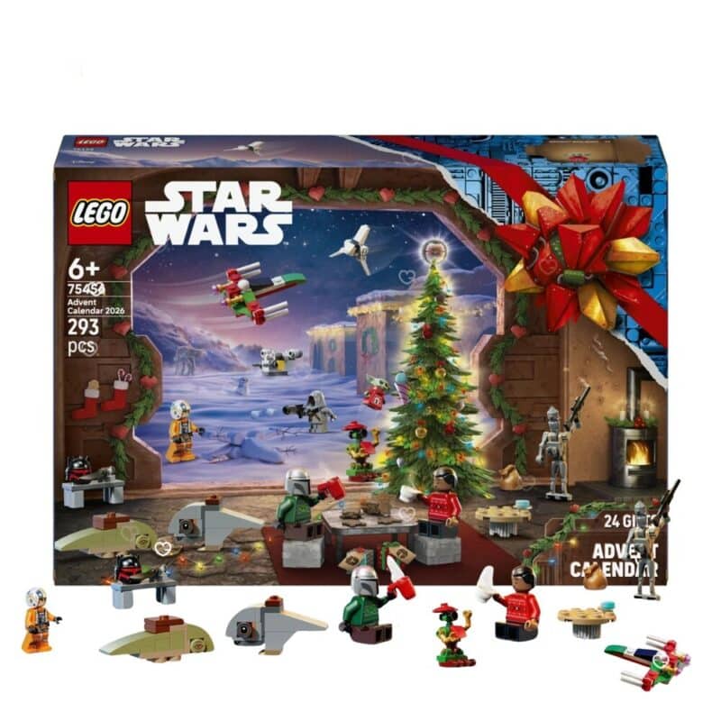Inhalt des Lego Star Wars Adventskalenders 75456: 293 Teile, Minifiguren und Mini-Fahrzeuge
