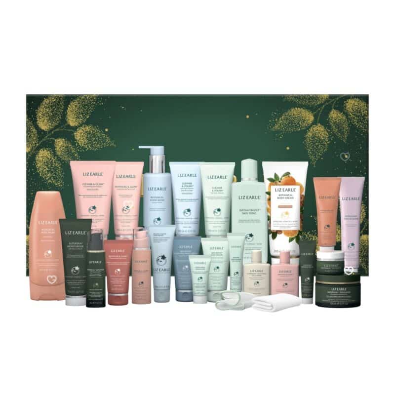 Alle 24 Produkte des Liz Earle Adventskalenders 2026 im Ueberblick