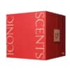Lookfantastic Parfum Adventskalender 2026, rotes Coffret Iconic Scents geschlossen