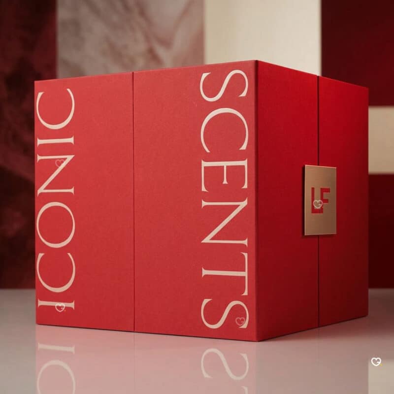 Lookfantastic Parfum Adventskalender 2026 Coffret in Szene, Kollektion Iconic Scents