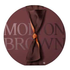 Molton Brown Adventskalender 2026 geschlossen, runde Box mit Kupferrand und Schleife